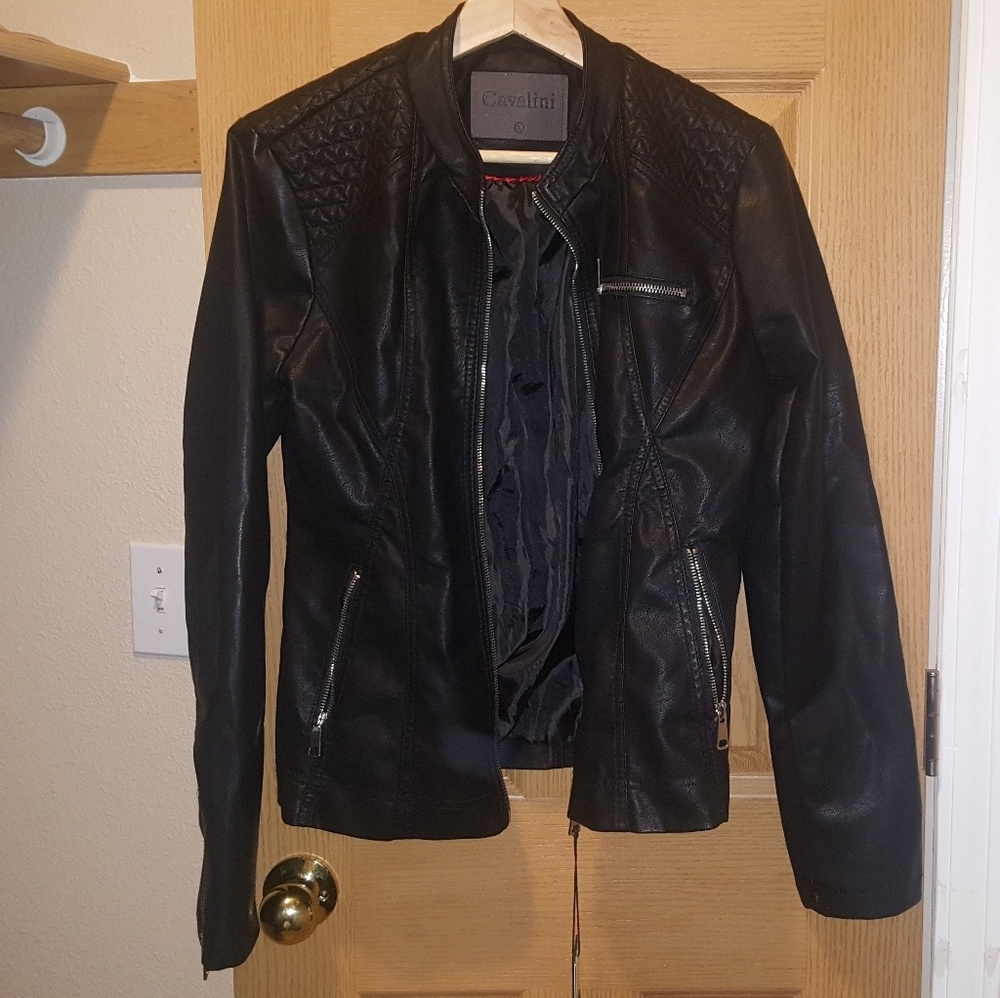 NWT Faux Leather Jacket